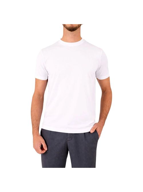Heskimo t-shirt oxford scritta braccio HESKIMO | HE1410004/BIANCO